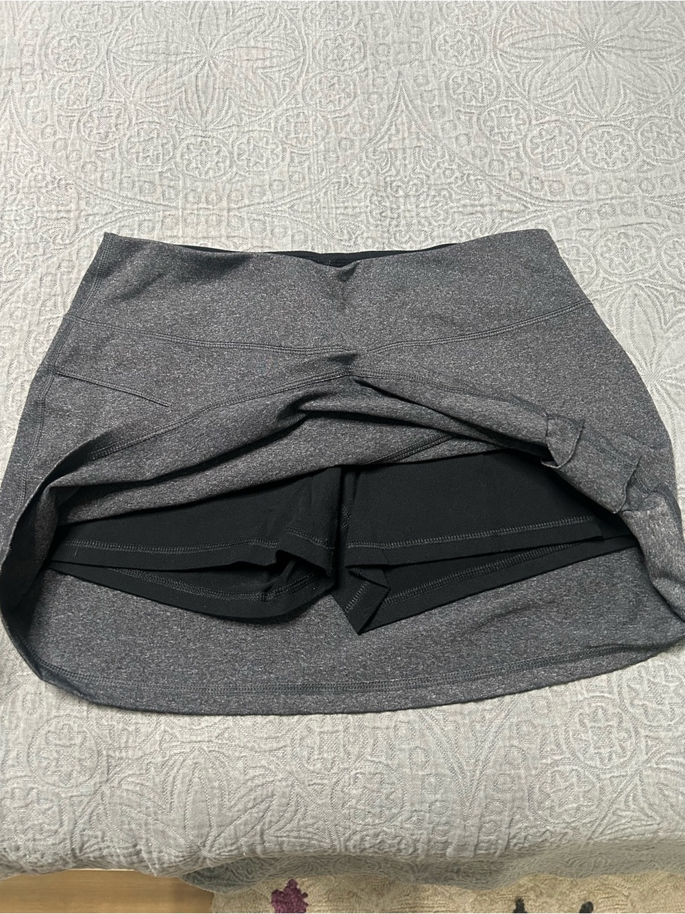Tek Gear Black Performance Skort with Inner Shorts